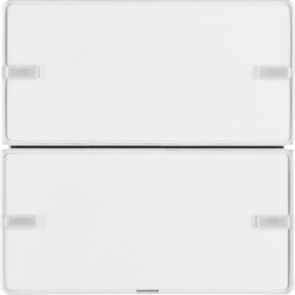Berker 80142329 Tastsensor 2-fach Komfort mit Beschriftungsfeld KNX Q.1/Q.3/Q.7/Q.9 polarweiß samt
