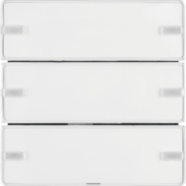 Berker 80143329 Tastsensor 3-fach Komfort mit Beschriftungsfeld KNX Q.1/Q.3/Q.7/Q.9 polarweiß samt