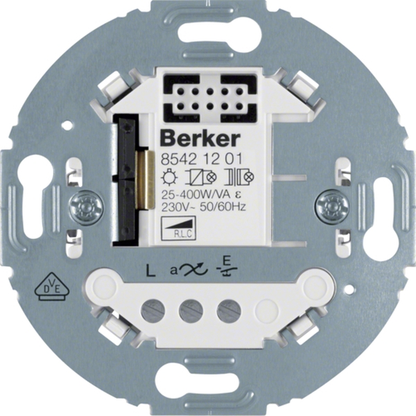 Berker 85421201 Universal Tastdimmer Komfort 1-fach (R,L C LED) Tragring rund