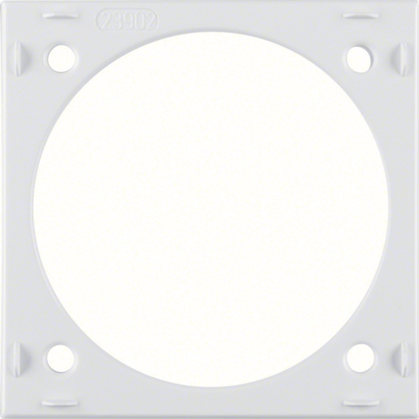 Berker 918252512 Aufbau-Distanzring Integro Flow/Pure polarweiß glänzend