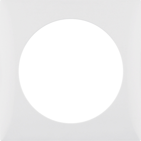 Berker 918272509 Rahmen 1-fach Integro Flow polarweiß glänzend