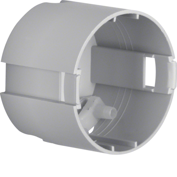 Berker 91887 Berührungsschutzdose Ø 49 mm Integro Modul-Einsätze grau