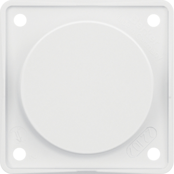 Berker 945162509 Blindverschluss Integro Modul-Einsätze polarweiß glänzend