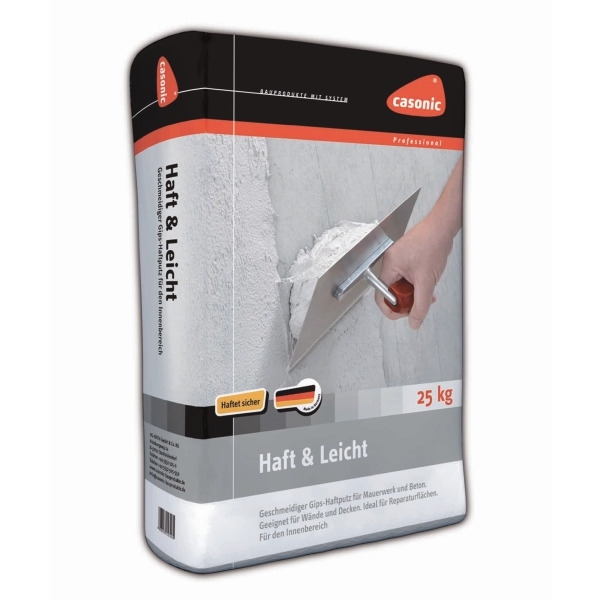 Haftputzgips rot-weiß 25kg Sack