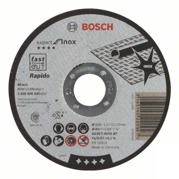 Bosch 2608600545 Trennscheibe 1mm x 115mm 25 Stück