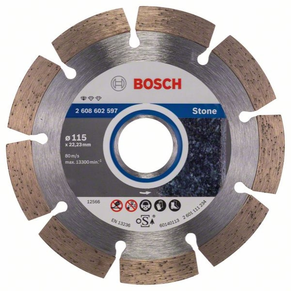 Bosch 2608602597 Diamanttrennscheibe 115x22,23mm