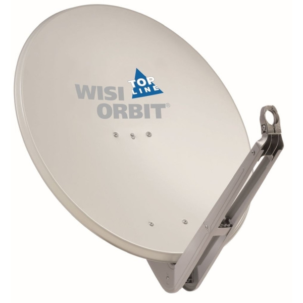 Wisi OA85G TopLine Alu-Sat-Spiegel lichtgrau/hellgrau 85cm