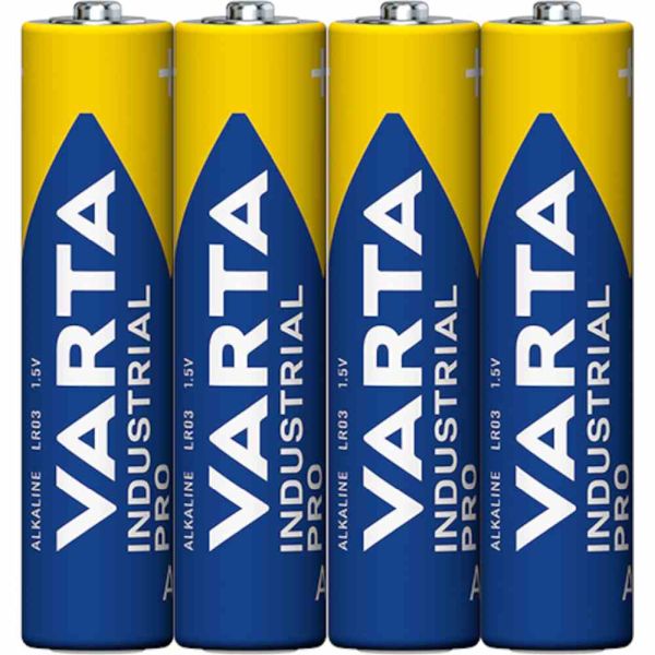 Varta 4003 Batterie Industrial AAA Micro R3 Al-Mn 4 Stück