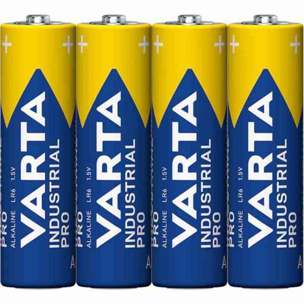 Varta 4006 Batterie Industrial AA Mignon LR6 Al-Mn 4 Stück