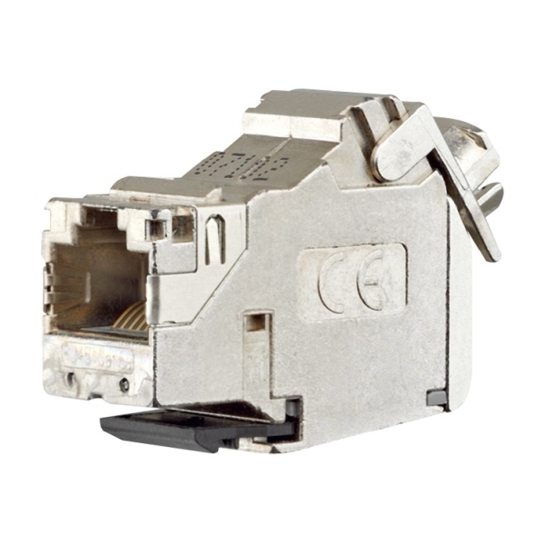 **Busch-Jaeger 0219-101 Universalmodul RJ45 Cat. 6A iso geschirmt 1 Steckbuchse 8 (8)-polig 2CKA000230A0413