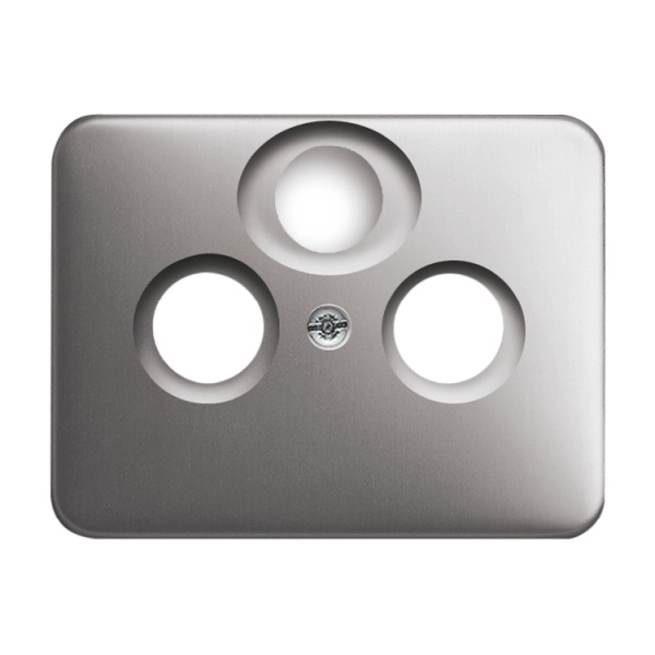 Busch-Jaeger 1743-03-20-101 Zentralscheibe als Abdeckung für handelsübliche Antennendosen platin 2CKA001724A2747