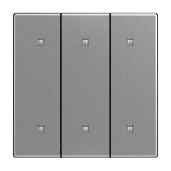 Busch-Jaeger 2570-30-866 Wippe 3-fach Elektroniktaster edelstahl 2CKA001751A3287