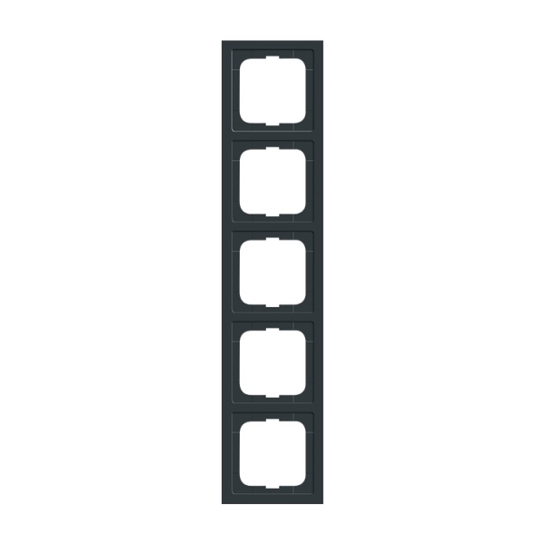 Busch-Jaeger 1725-181K future® linear-Rahmen 5-fach anthrazit 2CKA001754A4244