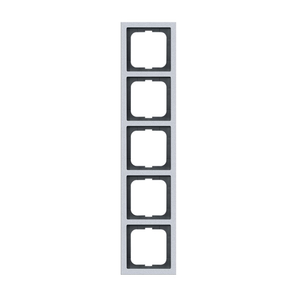 Busch-Jaeger 1725-183K future® linear-Rahmen 5-fach alusilber 2CKA001754A4310