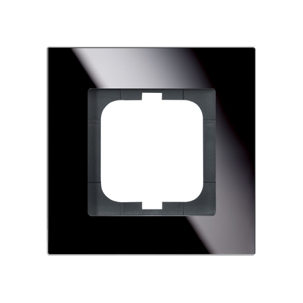 Busch-Jaeger 1721-825 Rahmen 1-fach Glas schwarz 2CKA001754A4322