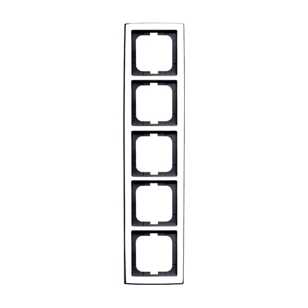 Busch-Jaeger 1725-80G Rahmen 5-fach chrom glanz 2CKA001754A4330
