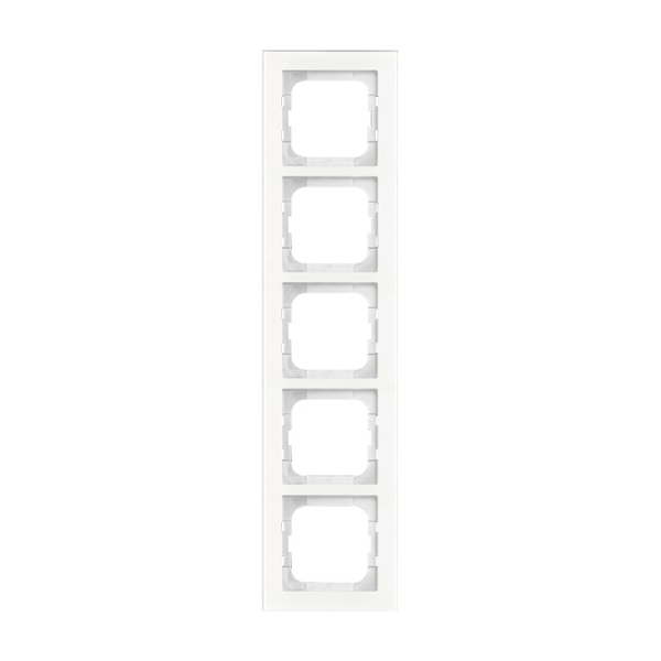 Busch-Jaeger 1725-280 Rahmen 5-fach Weißglas 2CKA001754A4441