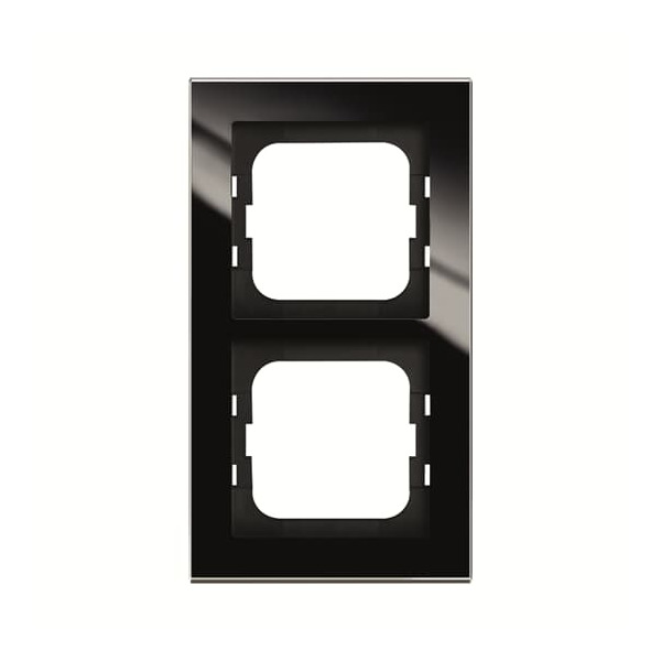 Busch-Jaeger 1722-245 Rahmen 2-fach Schwarzglas 2CKA001754A4801