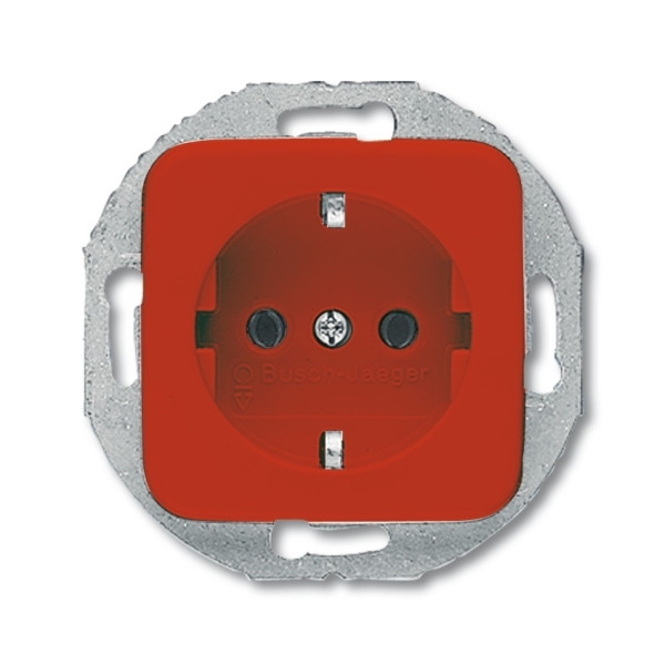 Busch-Jaeger 20 EUCRD-217-101 REFLEX SI-SCHUKO-STECKDOSE rot 2CKA002011A6256