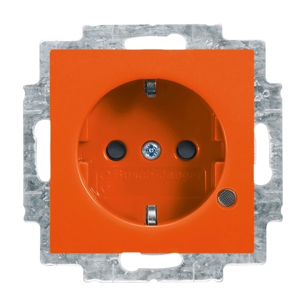 Busch-Jaeger 20 EUCBL-14-914 Schuko-Steckdose mit LED Kontrolllicht orange 2CKA002013A5397