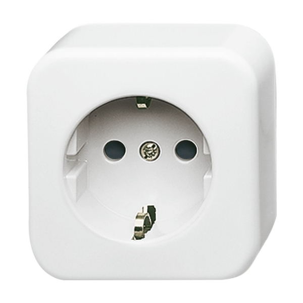 Busch-Jaeger 2300 EAP/11W-503 Schuko Steckdose alpinweiß 2CKA002041A0173