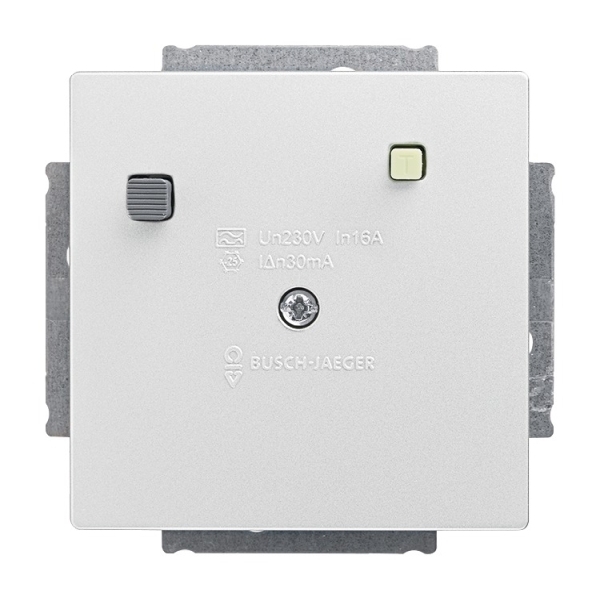 Busch-Jaeger 3151 UC-866 Buschmat® FI UP-Einsatz mit Fehlerstrom-Schutzschalter mit Verbindungsleiter edelstahl 2CKA003117A0011
