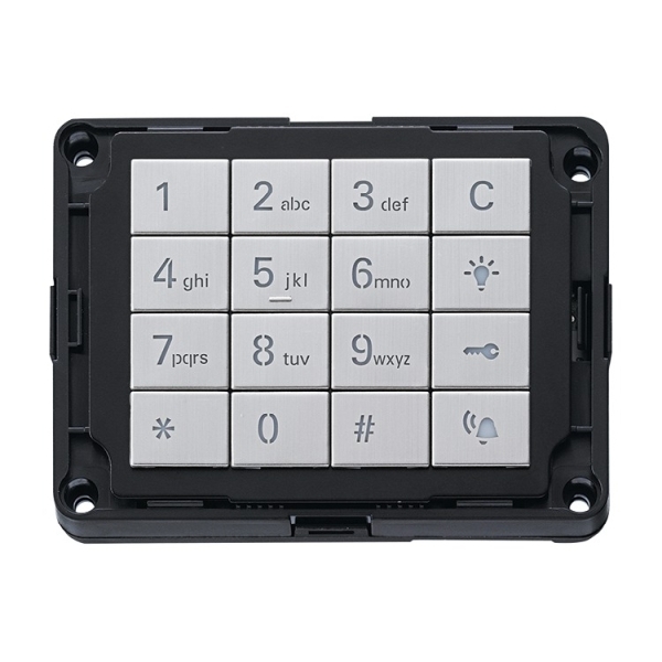 Busch-Jaeger 83171-660-101 Tastatur-Modul für Busch-Welcome (2-Draht) edelstahl 2CKA008300A0517