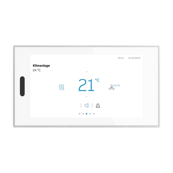 Busch-Jaeger RT/U30.0.11-811 Busch-RoomTouch® 5 Zoll Weißglas 2TMA200050W0010