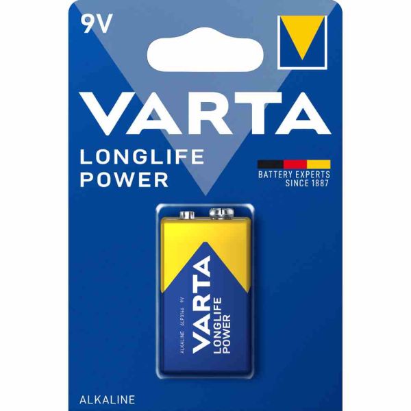 Varta 4922 LR61 High Energy Batterie Block Alkali 9V 1 Stück
