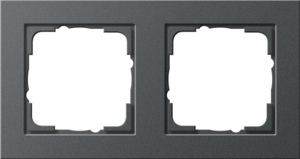 Gira 021223 Abdeckrahmen 2f Gira E2 Anthrazit