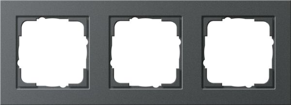 Gira 021323 Abdeckrahmen 3f Gira E2 Anthrazit
