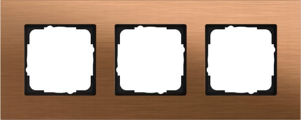 Gira 021338 Abdeckrahmen 3f Gira Esprit Bronze