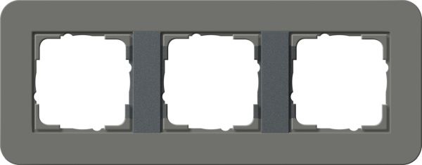 Gira 0213423 Abdeckrahmen 3f Gira E3 Dklgrau/Anthrazit