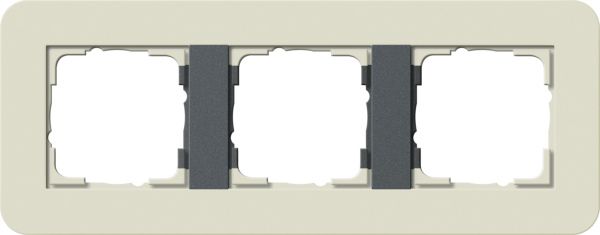 Gira 0213427 Abdeckrahmen 3f Gira E3 Sand/Anthrazit