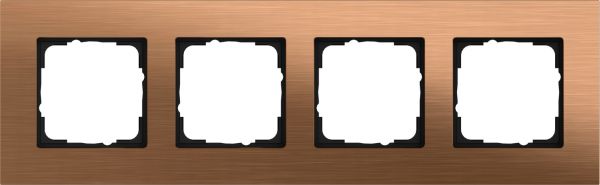 Gira 021438 Abdeckrahmen 4f Gira Esprit Bronze