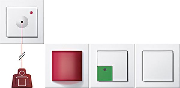 Gira 049588 Notrufset Gira E2 Reinweiß