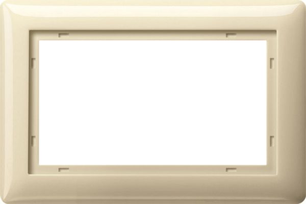 Gira 100101 Abdeckrahmen 1,5f Standard 55 Cremeweiß