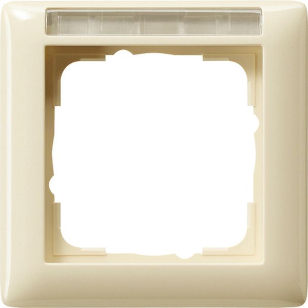 Gira 109101 Abdeckrahmen 1f BSF Standard 55 Cremeweiß