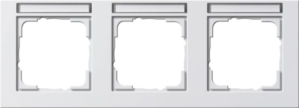Gira 109329 Abdeckrahmen 3f waager. BSF Gira E2 Reinweiß