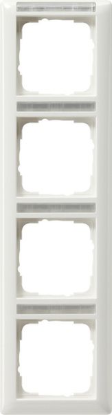 Gira 111403 Abdeckrahmen 4f senkr. BSF Standard 55 Reinweiß