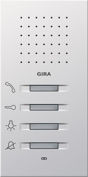 Gira 1250112 Wohnungsstation AP Flächenschalter Reinweiß