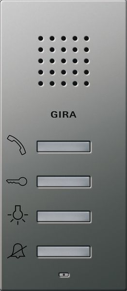 Gira 1250600 Wohnungsstation AP System 55 Edelstahl