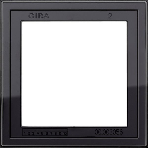 Gira 131105 Montageadapter 1f Gira E2 Schwarz