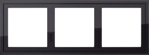 Gira 131305 Montageadapter 3f Gira E2 Schwarz