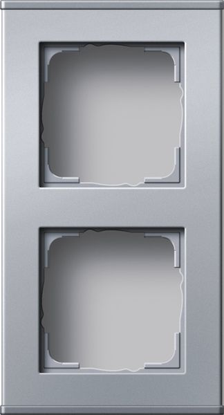 Gira 136226 Profil 2f senkr. + waager. Profil 55 Aluminium