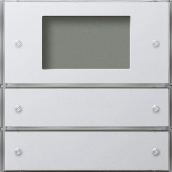 Gira 2042112 Tastsens.3 Plus 2f KNX Flächenschalter Reinweiß