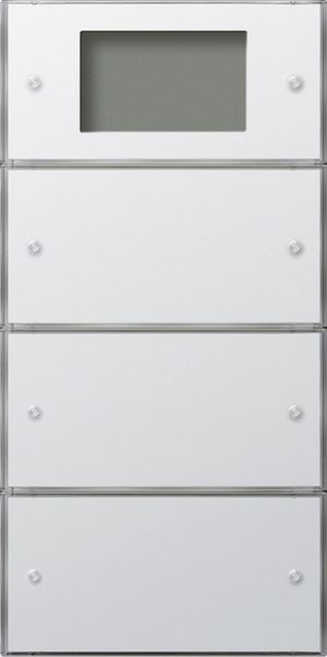 Gira 2043112 Tastsens.3 Plus 3f (1+2) KNX Flächenschalter Reinweiß