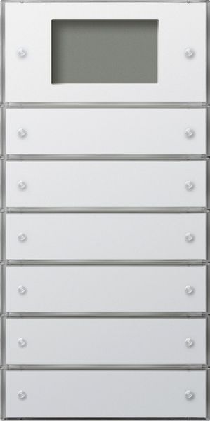 Gira 2046112 Tastsens.3 Plus 6f (2+4) KNX Flächenschalter Reinweiß