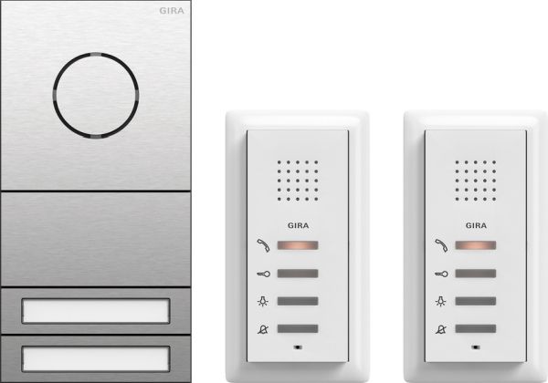 Gira 2407000 ZFH-Paket Audio System 106 Edelstahl