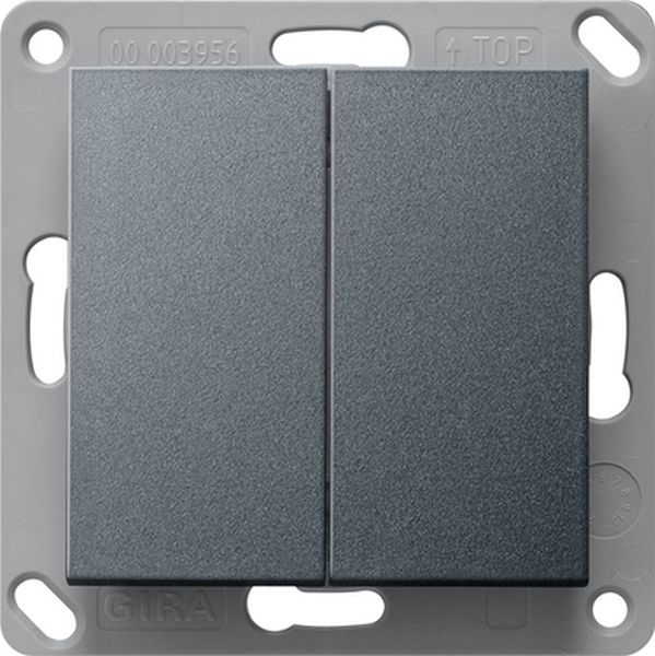 Gira 242228 EnOcean Funk Wandsender 2f System 55 Anthrazit